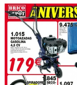 179 Euros... En el BricoDepot